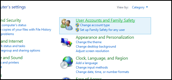 Ссылка на Диспетчер учётных данных