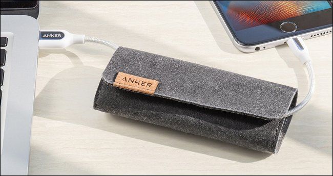 Кабель Anker Powerline+ с фиксатором из велкро