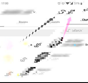 Android Instagram: начать видеозвонок в Direct