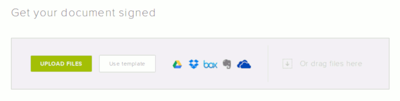 Загрузка документа в HelloSign из локального диска или облака