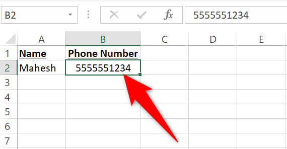 Выделение ячеек с телефонным номером в Excel