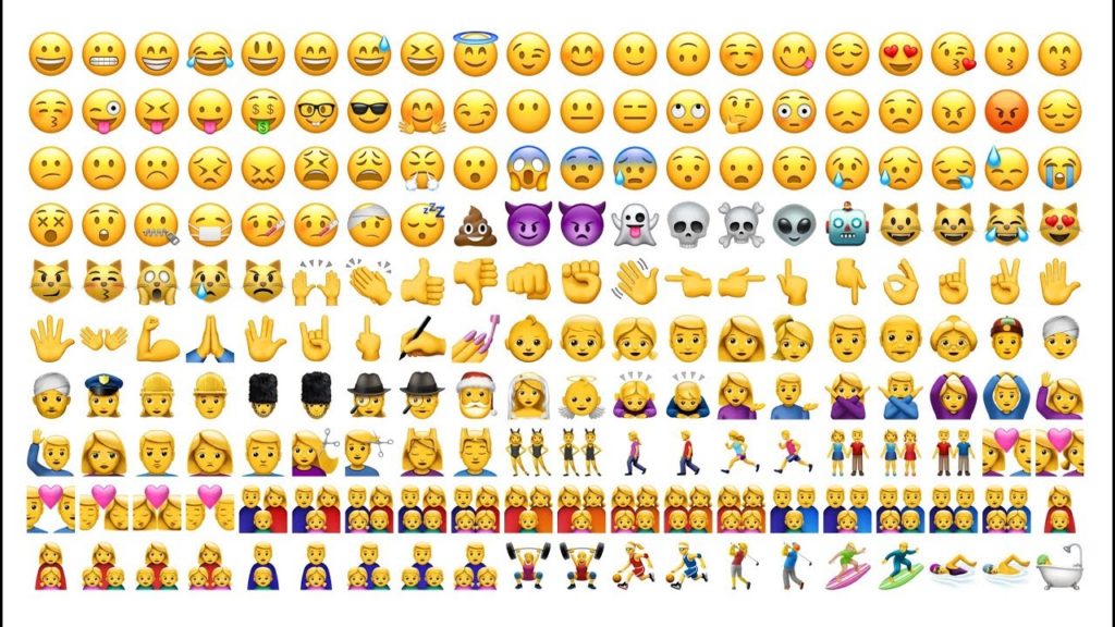 Пример эмодзи iPhone на Android