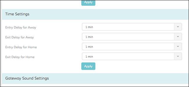 Задержка постановки/снятия Abode — как изменить