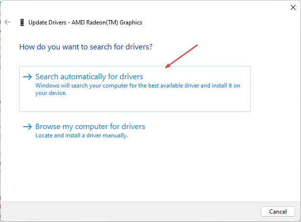 Автоматический поиск драйверов