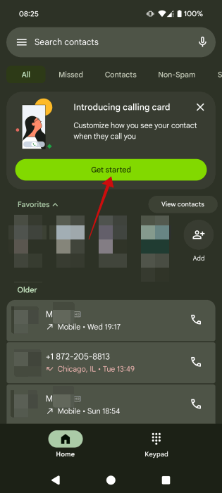 Calling Cards auf Android erstellen
