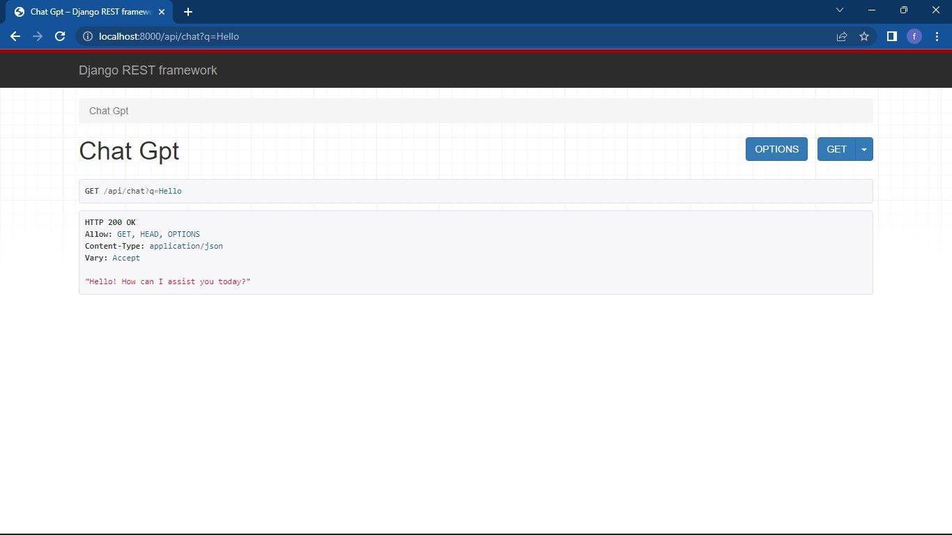 Тест API‑эндпоинта с ожидаемым ответом от сервера