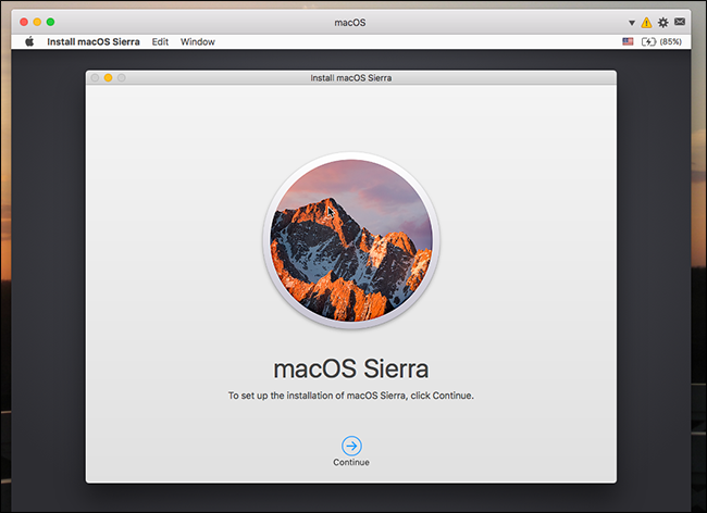 Установка macOS внутри виртуальной машины Parallels