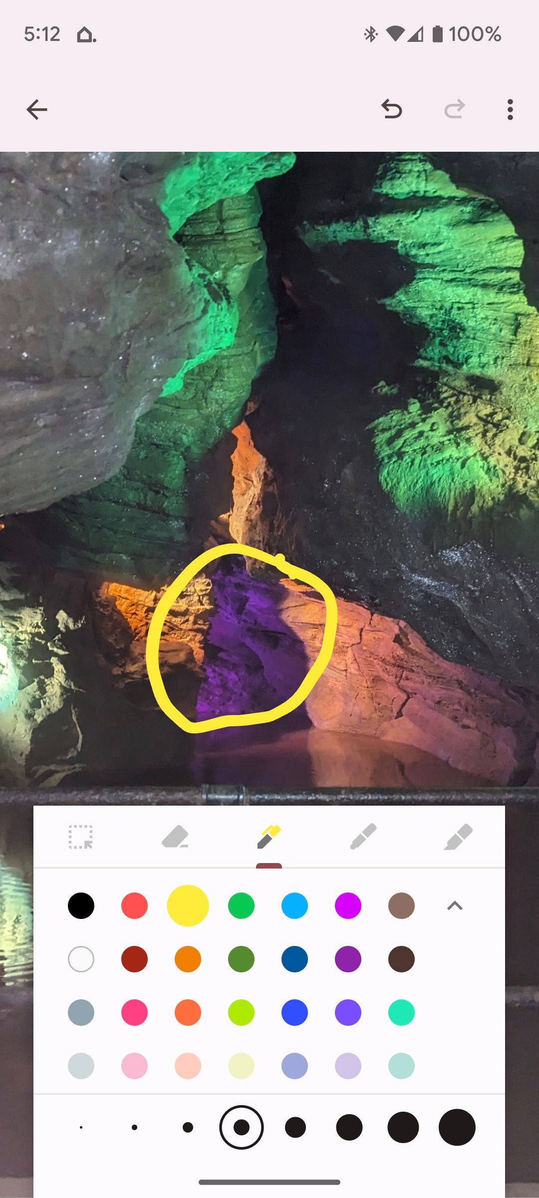 Рисование поверх изображения в Google Keep