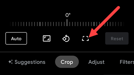 Выберите значок перспективы.