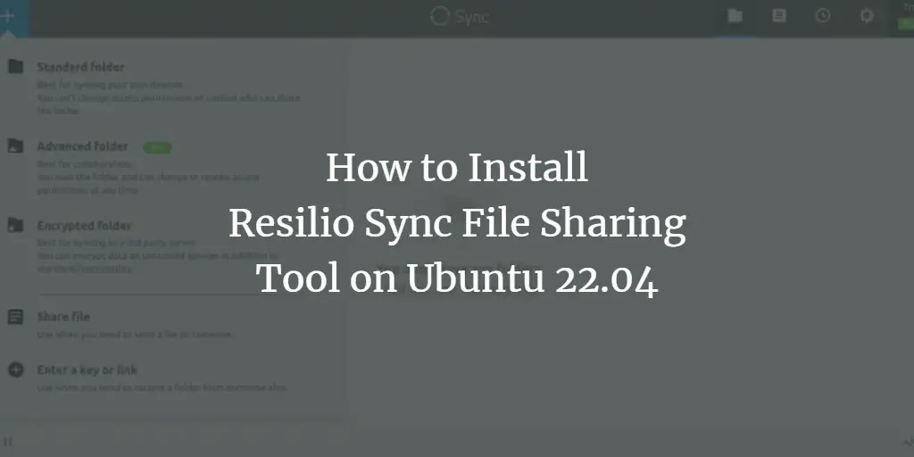 Установка Resilio Sync на Ubuntu 22.04