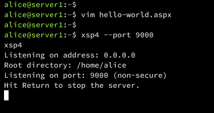 Запуск ASP.NET-приложения на Mono