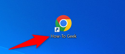 Ярлык сайта на рабочем столе Windows.