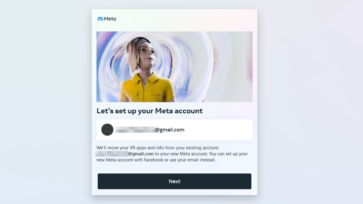 Настройка аккаунта Meta — выбор результата