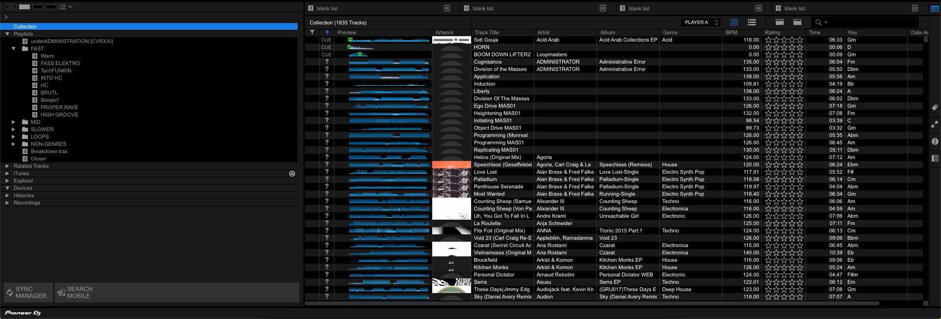 An example of a Rekordbox Folder Structure that suits DJs