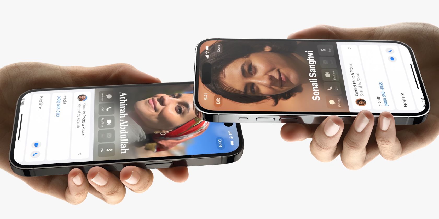 NameDrop в iOS 17: быстро обмениваться контактами
