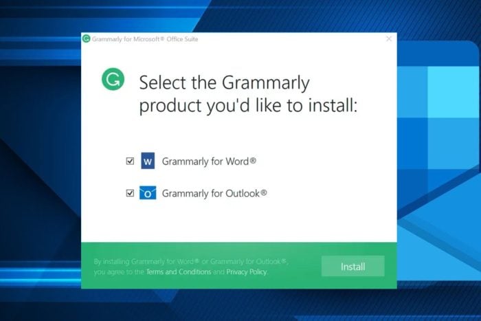 Installare Grammarly in Microsoft Office