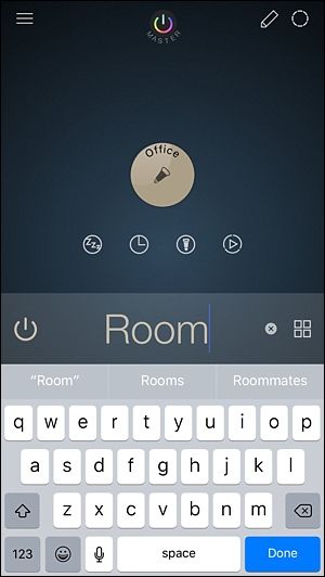Переименование группы — удержание названия позволяет изменить имя
