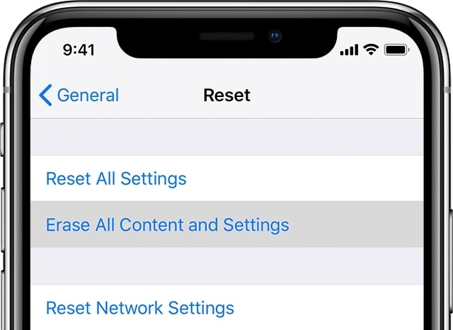 Как выполнить заводской сброс iPhone
