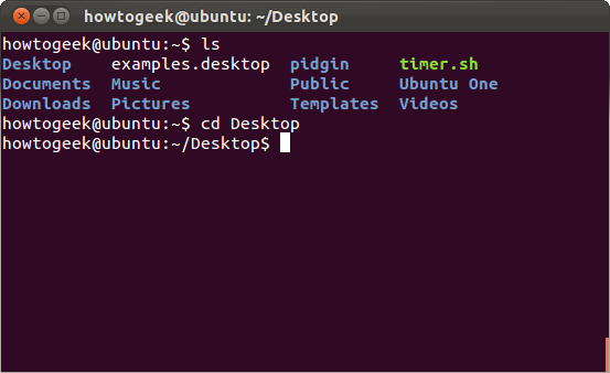 Переход между директориями с cd