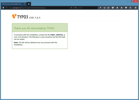 TYPO3 7 на Debian 8 с Nginx и MariaDB