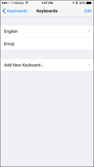 Добавление сторонней клавиатуры в iOS