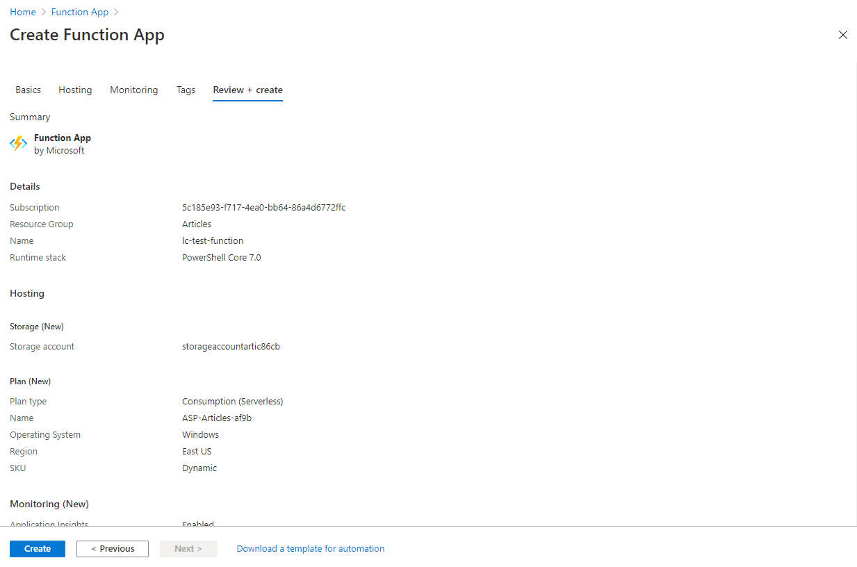 Verify everything is accurate, then click 
