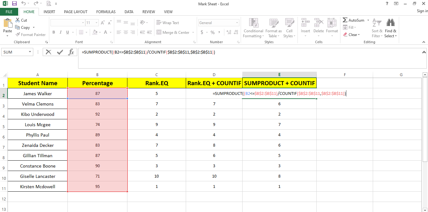 Formula-For-Using-SUMPRODUCT-with-COUNTIF-Function