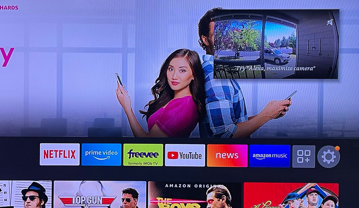 picture-in-picture Doorbell on Fire tv