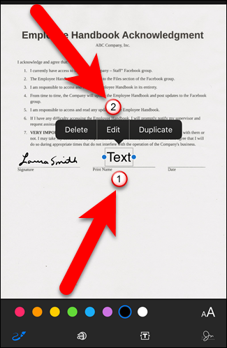 Нажмите Edit, чтобы отредактировать текст на изображении