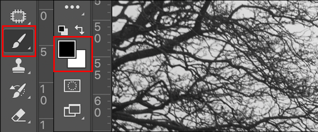 selecting brush tool