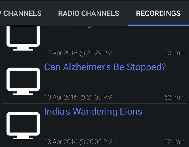 yatse-kodi-recorded-shows