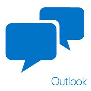 Вид интерфейса Outlook.com с чистым почтовым ящиком