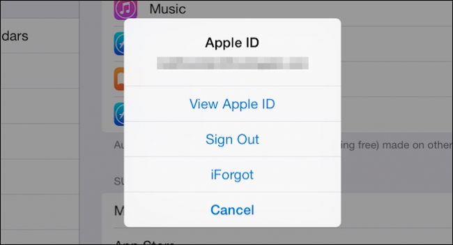 Подтверждение доступа к настройкам аккаунта на iOS