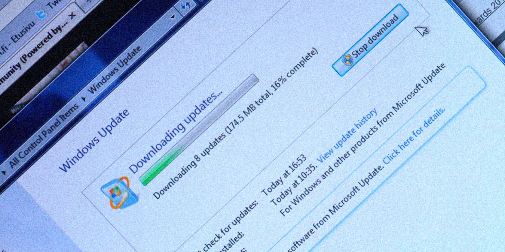 Отключить автоматическую перезагрузку Windows