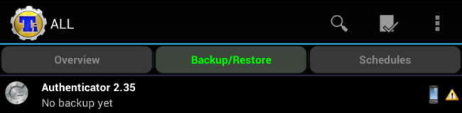 Titanium Backup архив и восстановление данных приложения