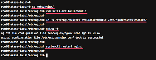 Конфигурация Nginx для Mautic