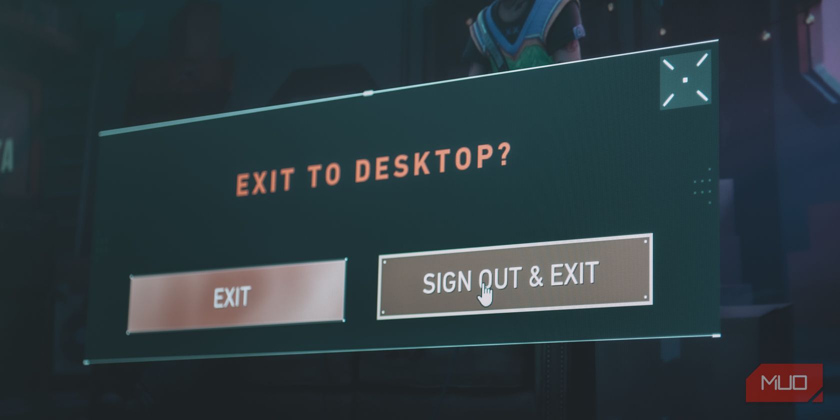 Как выйти из Valorant, если кнопка выхода заблокирована