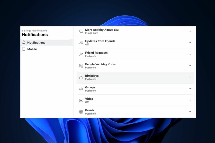 Facebook не показывает дни рождения — как исправить