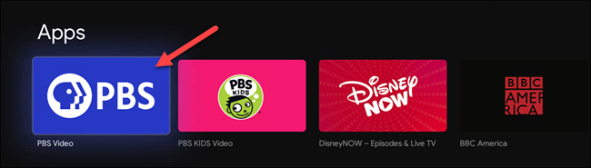 выберите приложение из результатов