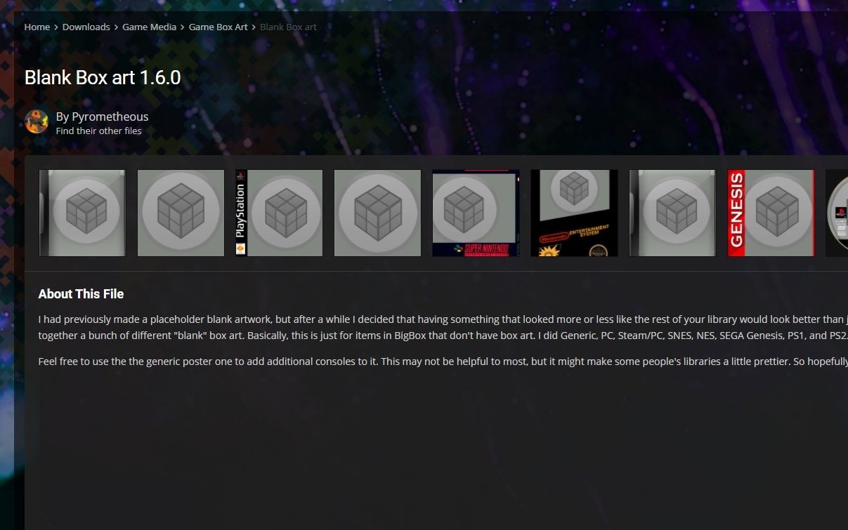 Пост с пустым шаблоном на форуме Launchbox