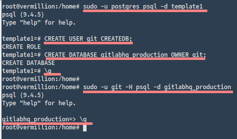 Установка GitLab CE на Ubuntu 15.04 — PostgreSQL и Nginx