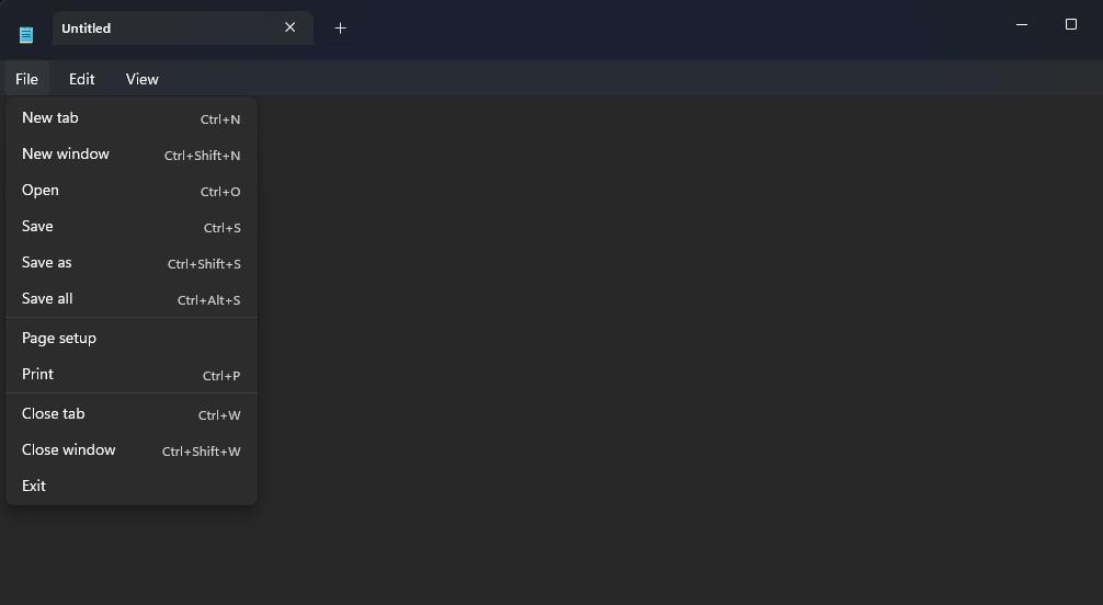 Опция «Печать» в Блокноте