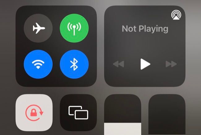 Пункт управления iOS