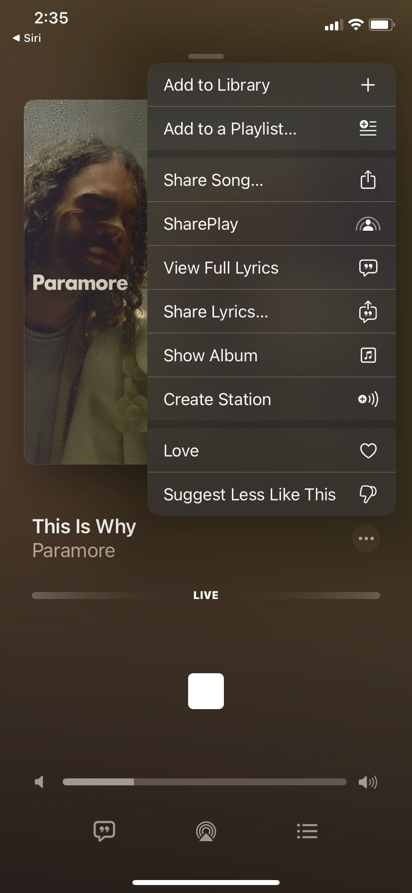 Создание радиостанции Apple Music — шаг 2