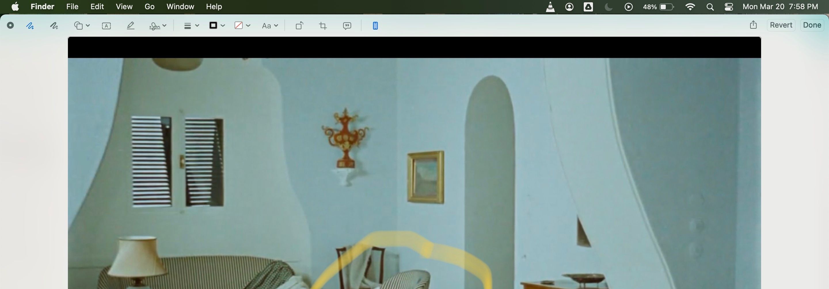 Скриншот Continuity Markup на Mac