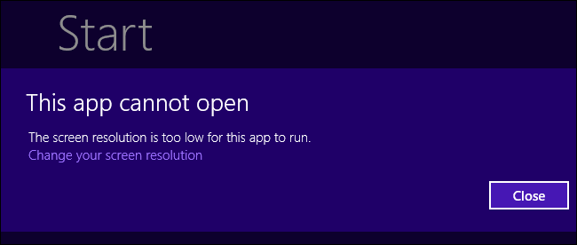 Запуск Modern‑приложений на нетбуке 1024×600