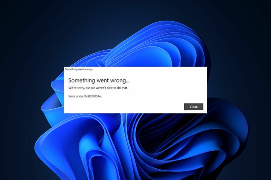 Ошибка Mail и Календарь 0x8007054e — как исправить