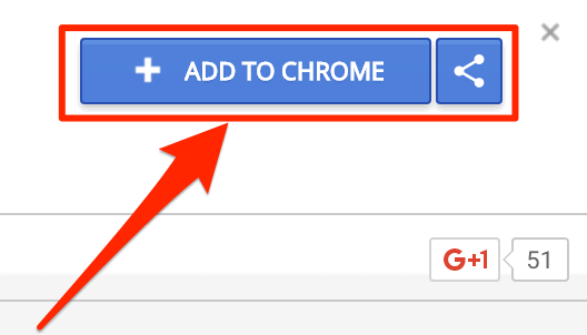 Кнопка добавления расширения в Chrome Web Store