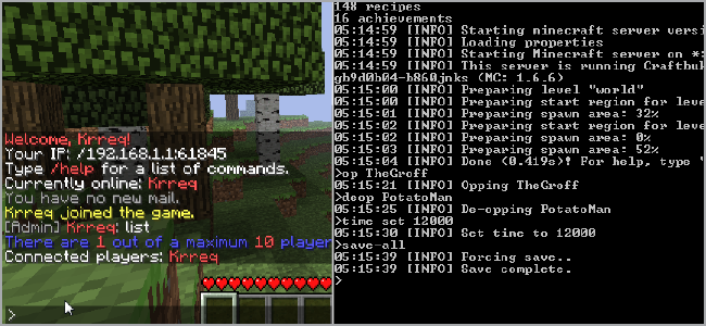 Настройка и запуск Bukkit для Minecraft