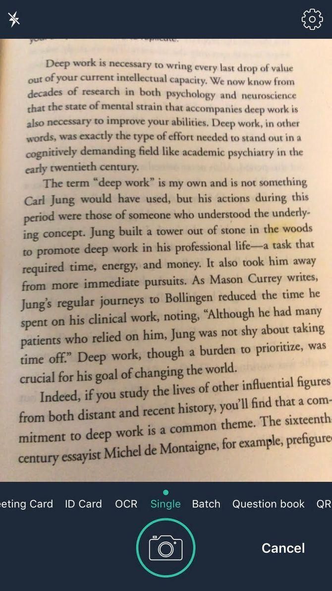 CamScanner: автоматическое улучшение качества скана